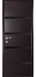 Дверне полотно Новий стиль Нора венге (700*2000) финиш бумага, зеркало