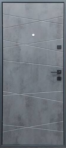 Двері вхідні Форт Нокс Сіті Оксид Темний DL-37 850 х 2030 квартира 950 права