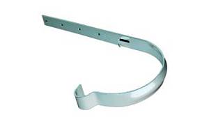 Держатель желоба Profil ( 018 ) металлический белый Д 130 (50 шт.)