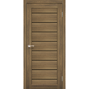 Двери Korfad Delux Piano PND-01 Дуб грей 0,60х2 стекло бронза