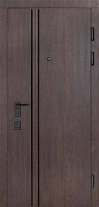 Двері Вхідні Булат Expert(квадро)Mottura мод.570/568 Дуб Дорато темний/Олово супермат 950ліва СЧ