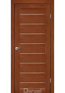 Дверь межкомнатная Darumi Leona Орех роял (800*2000) стекло сатин белый(Ск_Д)