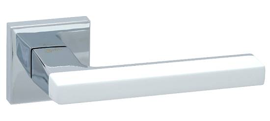 Ручки дверні Safita COMBO HT WP/CP білий/хром