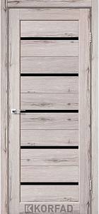 Двери Korfad Porto РR-02 дуб нордик  0,80х2 стекло черное