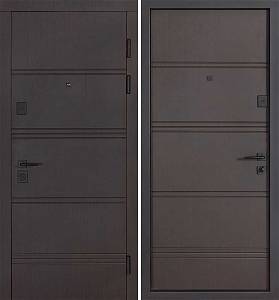 Двері Вхідні Булат В-606 (квадро) мод.163 Венге Південне (Кале) 950 праві СДн