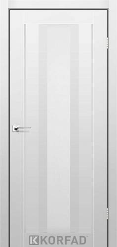 Двери Korfad Aliano AL-02 Super Pet серый 800*2000 сатин белый