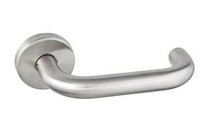 Ручка дверная Siba Lyon круглая розета  нержавеющая сталь