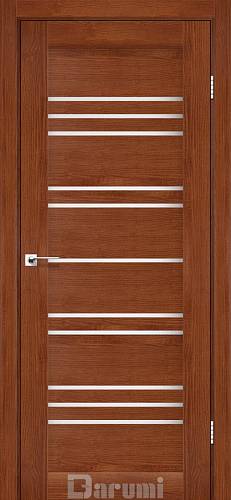 Дверь межкомнатная Darumi Versal Орех роял (800*2000) стекло сатин белый