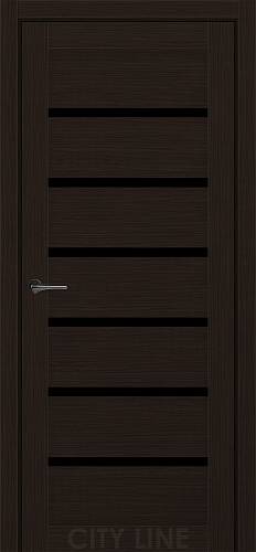 BROOKLYN City Line Express (900 х 2000, Венге Класик, Чорне скло)