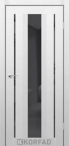 Двери Korfad Aliano AL-02 Super Pet серая 800*2000  зеркало графит двухстороннее