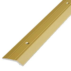 226-03 Порог Омис (28,5*5мм) разноуровневый косой золото (1800мм)