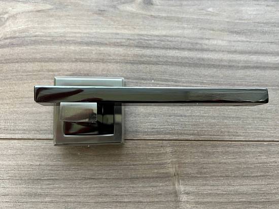 Дверные ручки Morelli Exclusive Dyi MH-38 SN/BN-S ЦАМ никель/черный никель