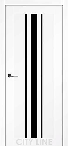 ARDENA City Line Express (800 х 2000, Білий Діамант, Чорне скло)