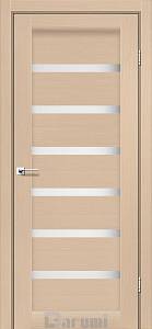 Дверь межкомнатная Darumi Vela Дуб боровой (800*2000) стекло сатин белый