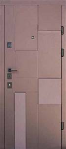 Двери Входные Магда тип 13 модель MG Бронзовий/Сливочный браш 860, 960 Ral 9005 (квартира)