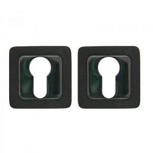 Накладка под ключ Trion квадратная (Z07+cylinder) 75 MB  черный (Ск)