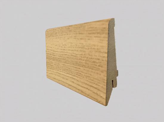 Плінтус МДФ Супер Профіль h 82 Дуб NEW ПП1682 (16*82*2800) (12шт/уп/21,9кг)