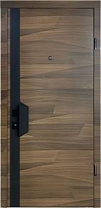 Двері вхідні Berez Premium Astra дуб галифакс шоколадний/софттач карамель 850*2040мм права