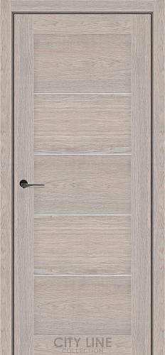 Дверне полотно BELTON City Line (600 х 2000, Астана Розвуд, Сатин білий)