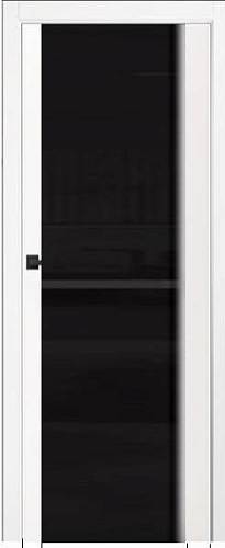 Дверне полотно Portala Лакобель №3 дзеркало 800*2000 RAL1019+врізка