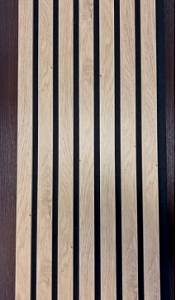 Панель Акустична Рейкова  ТМ Flloor Decor (290*2750*18мм )Дуб Горный світлий екошпон (4шт/уп (шт)