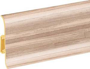 131-115 Плінтус 2,5м  Цезар №115 (пластик)(56мм)