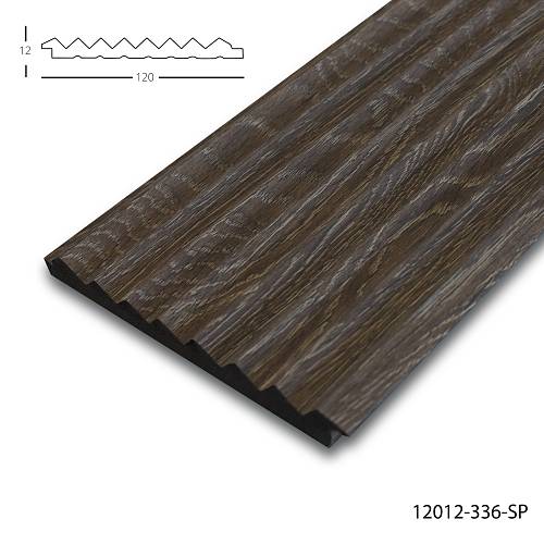 Панель стеновая полимерная Клевер  12012- 336-SP (120*12*2900мм) (20шт/уп)