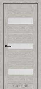Дверне полотно ARION City Line (800 х 2000, Дуб Айс, Сатин білий)