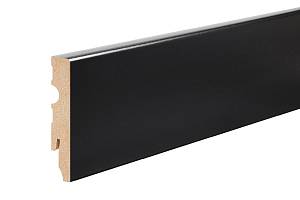 Плінтус Cezar MDF (9005)  Black (80x13x2200)