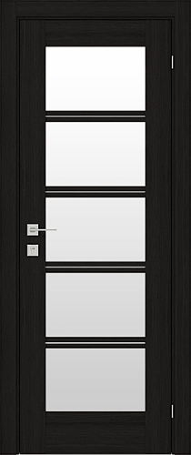 Дверь Rodos  Ferrari  (0,80х2) со стеклом венге шоколадный