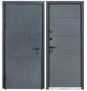 Двері Вхідні Булат Термо House мод.703/191 (850*2050) Темный  Антрацит (Кале)(вулиця) ліва