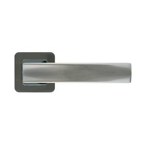 Ручка Trion на квадратной розете Libera 74 AL-AL SN/CP (мат.никель/хром)