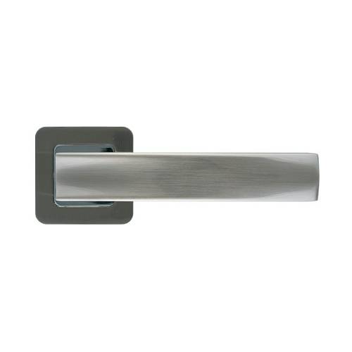 Ручка Trion на квадратной розете Libera 74 AL-AL SN/CP (мат.никель/хром)