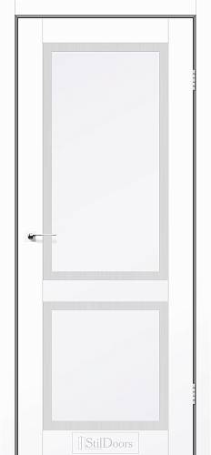 Дверь Portland StilDoors Білий Мат (800*2000) ПП ,стекло сатин