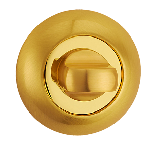 Накладка MVM на замок под WC T3 PB/SB полирован. латунь/матовая латунь (цинковый сплав)