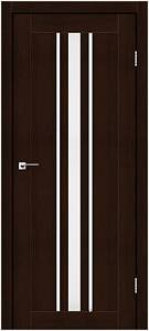 Дверне полотно ARIZONA StilDoors Каштан  (800*2000) ПВХ, скло сатин