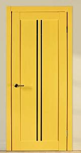 Дверь Fado Вена 703 седой дуб (600х2000мм.) шпон стекло сатин