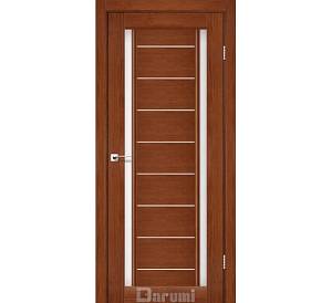 Дверь межкомнатная Darumi Madrid Орех роял (800*2000) стекло сатин белый