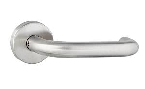 SIBA ECO Ручка дверна LYON з нержавіючої сталі на розетці SSR01 (22 22)