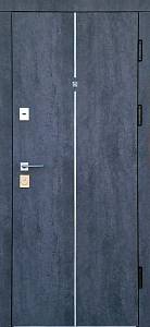 Двері вхідні Форт Нокс Сеул Бетон графіт сатін+молдінг/оксид білий 850 ліва квартира