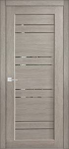 Двері  міжкімнатні FDC (QD) модель YM1 600х2000 дзеркало, Текс дуб сірий