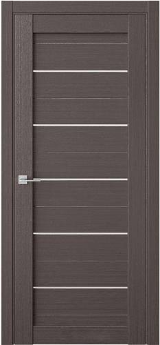 Двері міжкімнатні FDC (QD) модель RE6 800х2000 скло сатин, горіх макадамія