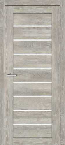 Дверь Doors Smart С018 дуб дымчатый (800*2000) экошпон, стекло сатин