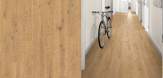 Ламинат Egger Classic Aqua EL2009 Дуб Предайа медовий 4V 4V8/32(1,292*0,193(0.24935м2)(1,9948м2/8шт)