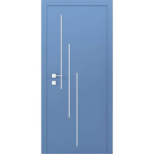 Дверь Родос Prima 3V RAL 5014 (800*2000) окрашенная, глухая