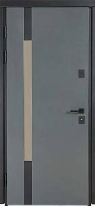 Двері Вхідні Булат Cottage мод 705/432 Metalic Anthracite/Вуличний білий атласний 950 права СДн