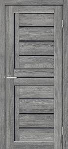 Дверь Doors Smart С051 дуб сиерра (700*2000) ПВХ черное стекло