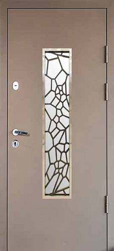 Двері Вхідні Магда тип 4 модель Ral N-291/MG 142 Венге південний (вулиця)