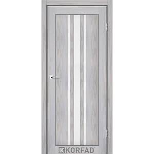 Двери Korfad Florence FL-03 РР серая мадрина 800*2000 сатин белый