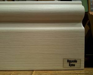 Плінтус МДФ Супер Профіль h 110 Вудлайн Крем ПП16110 (2800х110х16мм) (8шт/уп/22,8кг)